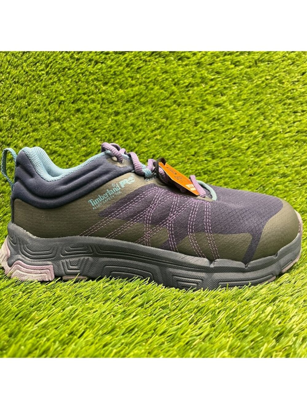 Timberland PRO XR-1 Dynamic Womens Size 7.5D Purple Alloy Toe Safety Work Shoes